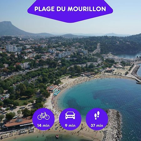 Bao Location - Ideal Pro & Groupe - Calme - Lumineux - Wifi - Terrasse - Jardin - Plage A 2Km - Proche Centre Ville, Gare, Commerces - Parking Prive Toulon Exterior foto