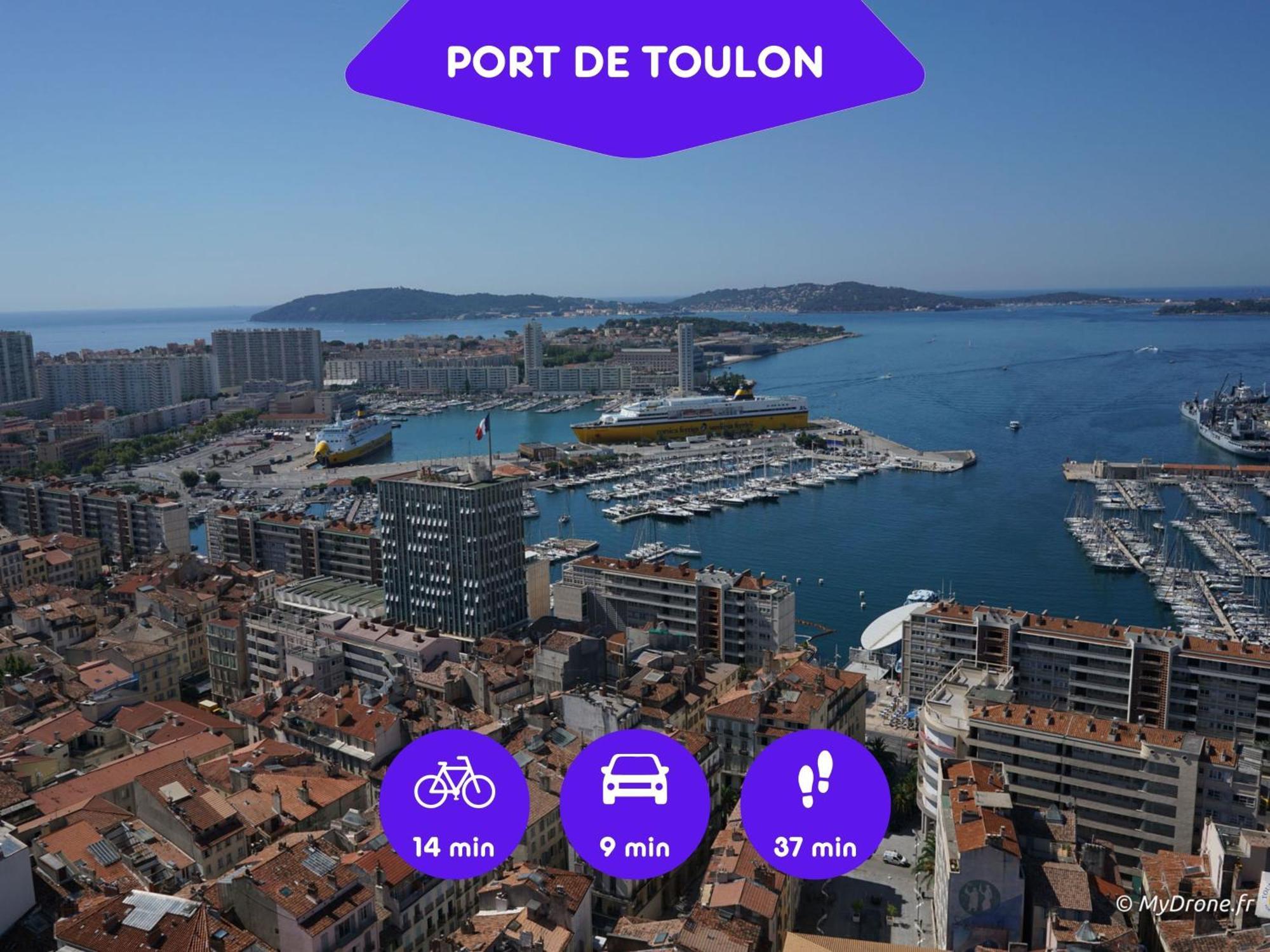 Bao Location - Ideal Pro & Groupe - Calme - Lumineux - Wifi - Terrasse - Jardin - Plage A 2Km - Proche Centre Ville, Gare, Commerces - Parking Prive Toulon Exterior foto